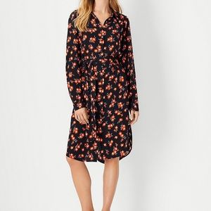 Floral Belted Shirtdress Size Small